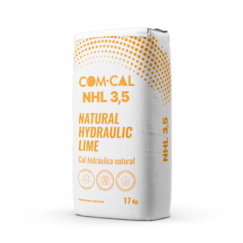 COM-CAL NHL3,5 Cal hidráulica natural morteros de cal